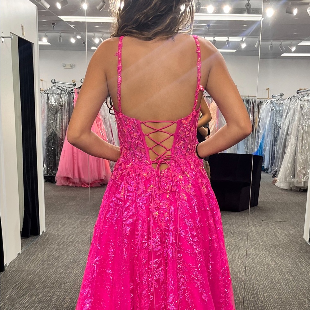 2 Cute - 00 Pink Prom Dress - Picture 2 of 5